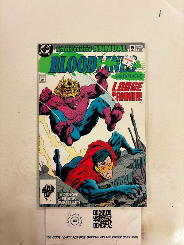 Superman in Action Comics Annual #5 (DC Comics), raw comic book in VF condition — front cover