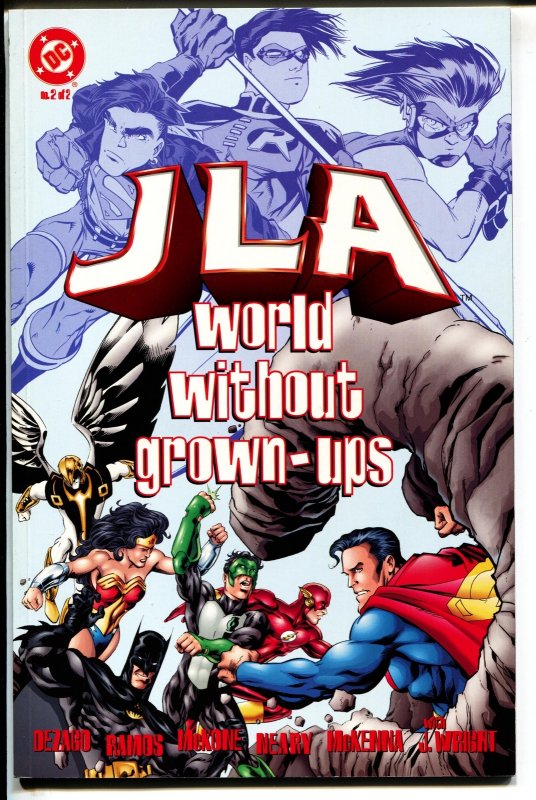 JLA: World Without Grownups # - DC -VF - Comic Book (DC Comics), raw comic book in VF condition — front cover