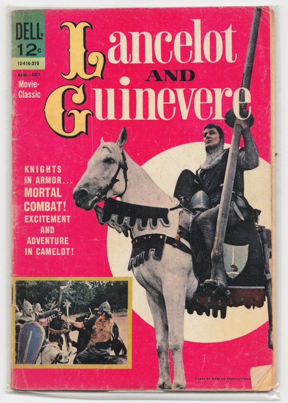 Lancelot and Guinevere (1963) Lancelot (1963), raw, ungraded comic book — front cover