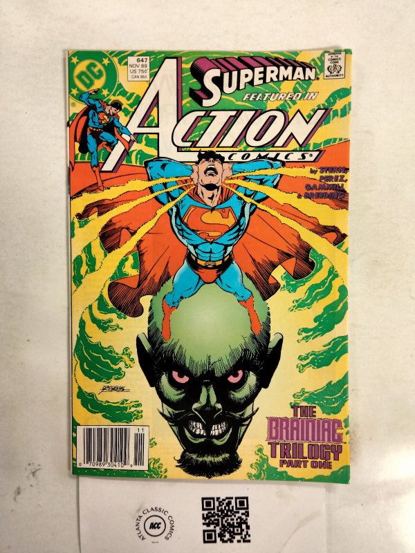Action Comics #647 (DC Comics), raw comic book in NM condition — front cover
