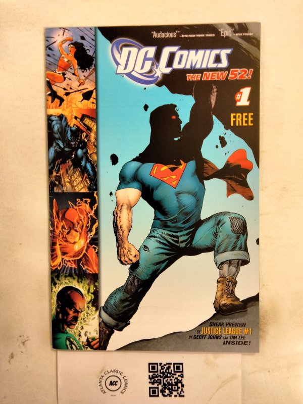 New 52 Preview #1 (DC Comics), raw comic book in NM condition — front cover