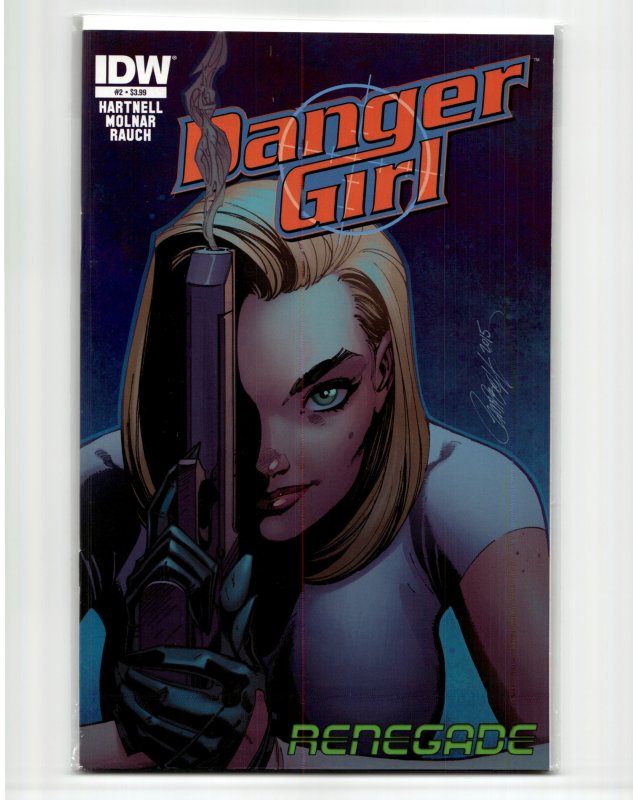 Danger Girl: Renegade #2 (IDW Publishing, 2015), raw, ungraded comic book — front cover