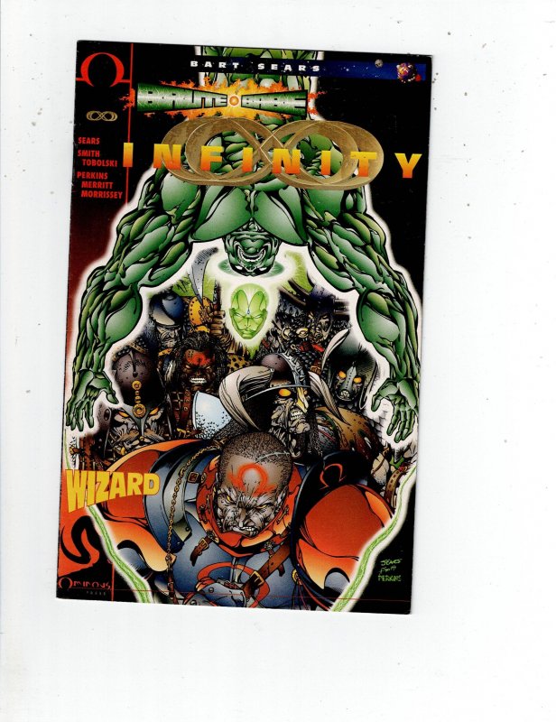 Brute and Babe: Infinity Wizard Ashcan #0 (1994), raw, ungraded comic book — front cover