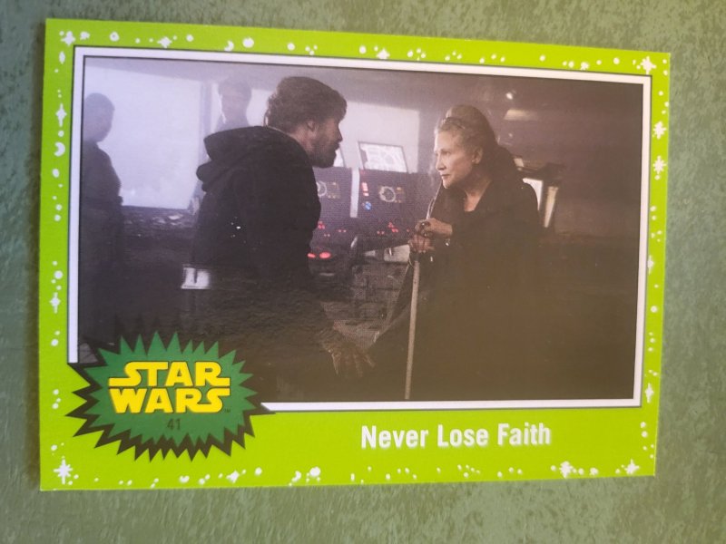 2015 Star Wars: Journey to Star Wars: The Rise of Skywalker Green Parallel #41 (2015), raw, ungraded comic book — front cover