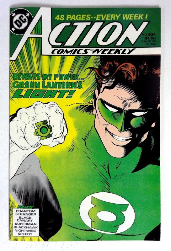 Action #634 (DC Comics, 1988), raw comic book in NM- condition — front cover