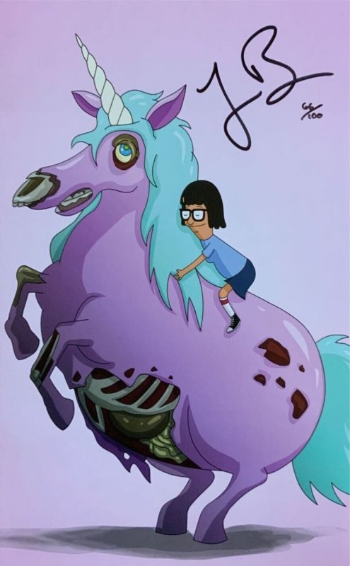 Bobs Burgers #1, raw comic book in NM condition — front cover