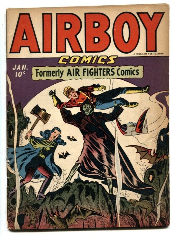 Airboy Vol 2 #12, raw comic book in VG- condition — front cover