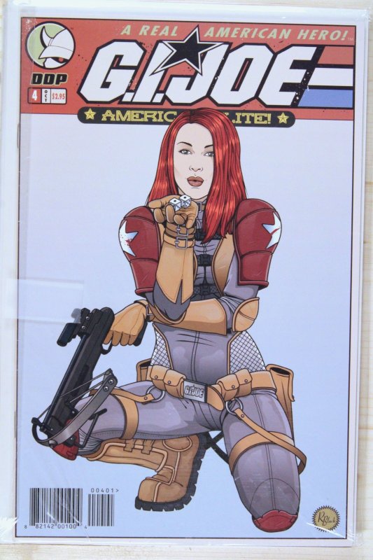 G.I. Joe: America's Elite #4 (2005), raw comic book in NM+ 9.6 condition — front cover