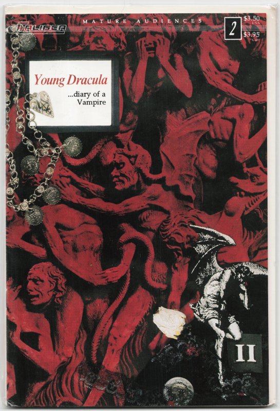 Young Dracula: Diary of a Vampire #2, raw, ungraded comic book — front cover