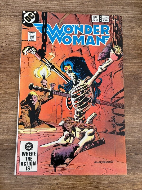 Wonder Woman #298 (DC Comics), raw comic book in NM- condition — front cover