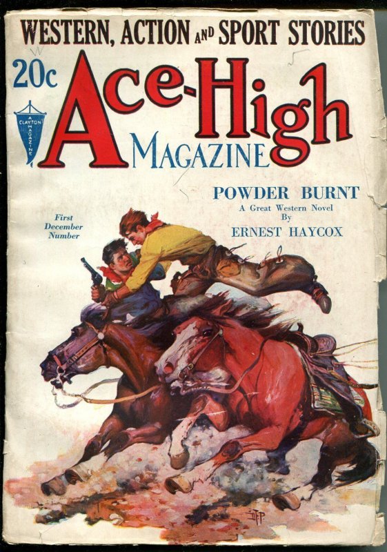 Pulp: Ace-High #1, raw comic book in VG condition — front cover