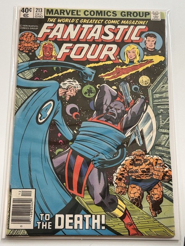 Fantastic Four #213 (Marvel Comics, 1979), raw comic book in VF- 7.5 condition — front cover