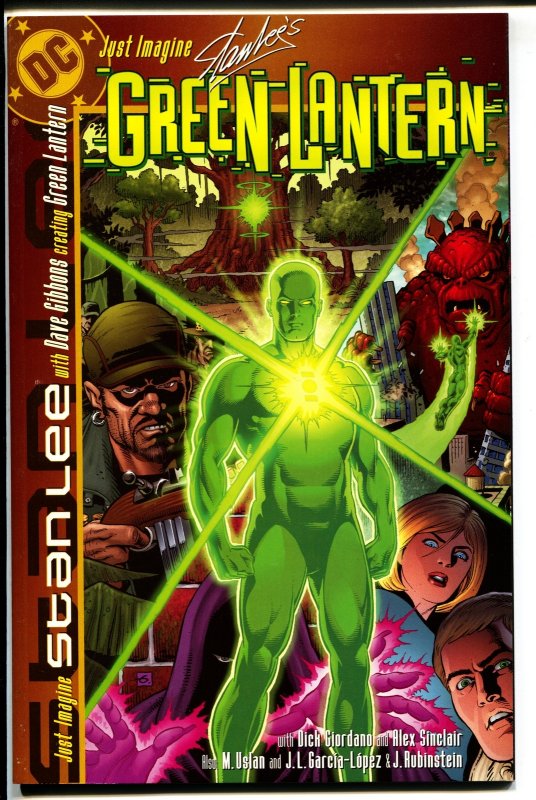 Just Imagine Stan Lee with Dave Gibbons Creating Green Lantern, raw, ungraded comic book — front cover