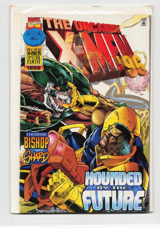 Uncanny X-Men '96 (1996) X-Men (1996), raw, ungraded comic book — front cover