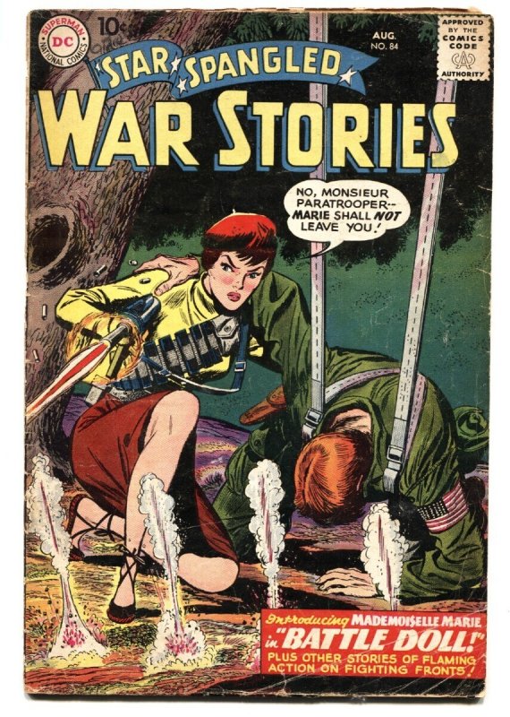 Star Spangled War Stories #84 (DC Comics, 1959), raw, ungraded comic book — front cover