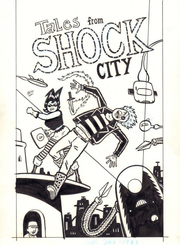 Tales from Shock City #1 (2001), raw, ungraded comic book — front cover
