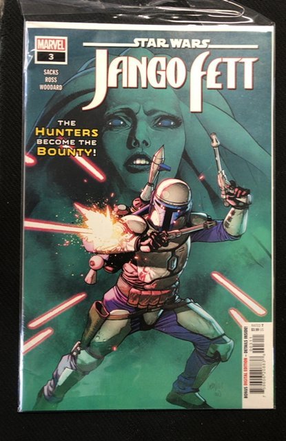 Star Wars: Jango Fett #3 (Marvel Comics, 2024), raw, ungraded comic book — front cover