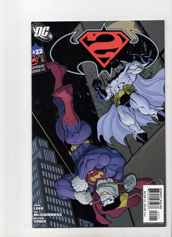 Superman/Batman #22 (DC Comics, 2005), raw comic book in NM- 9.2 condition — front cover