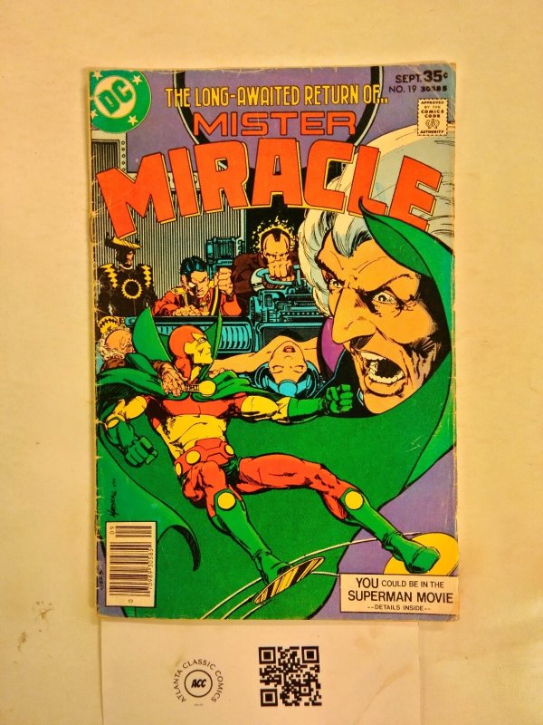 Mister Miracle #19 (DC Comics), raw comic book in VG condition — front cover