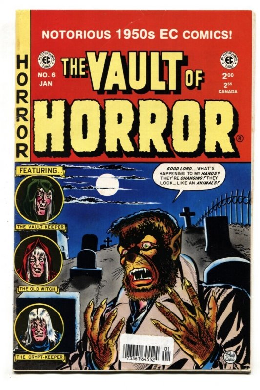 Vault of Horror #6 - 1994 - Russ Cochran - VG - Comic Book (Gladstone Publishing, 1994), raw comic book in VG condition — front cover