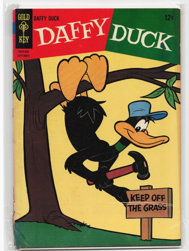 Daffy Duck #46 (Gold Key, 1966), raw, ungraded comic book — front cover