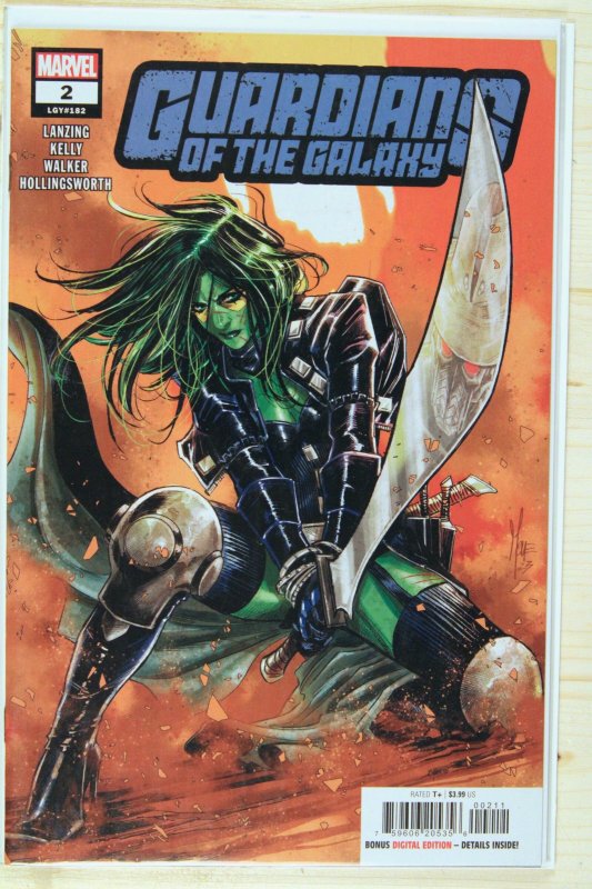 Guardians of the Galaxy #2 (Marvel Comics, 2023), raw comic book in NM+ 9.6 condition — front cover