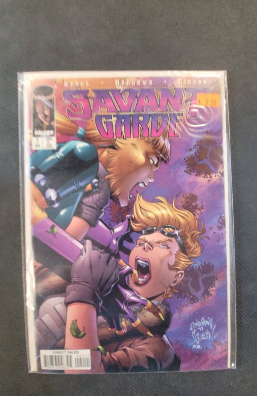Savant Garde #2 (1997), raw, ungraded comic book — front cover