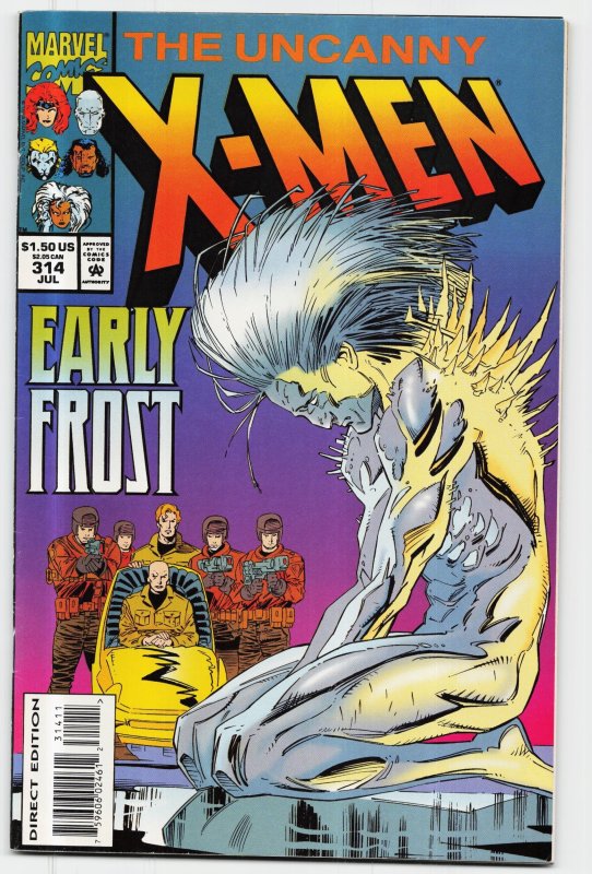 The Uncanny X-Men #314 (Marvel Comics, 1994), raw, ungraded comic book — front cover
