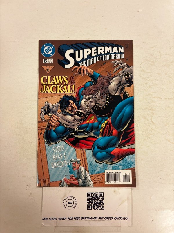 Superman the Man of Tomorrow #6 (DC Comics, 1995), raw comic book in NM condition — front cover