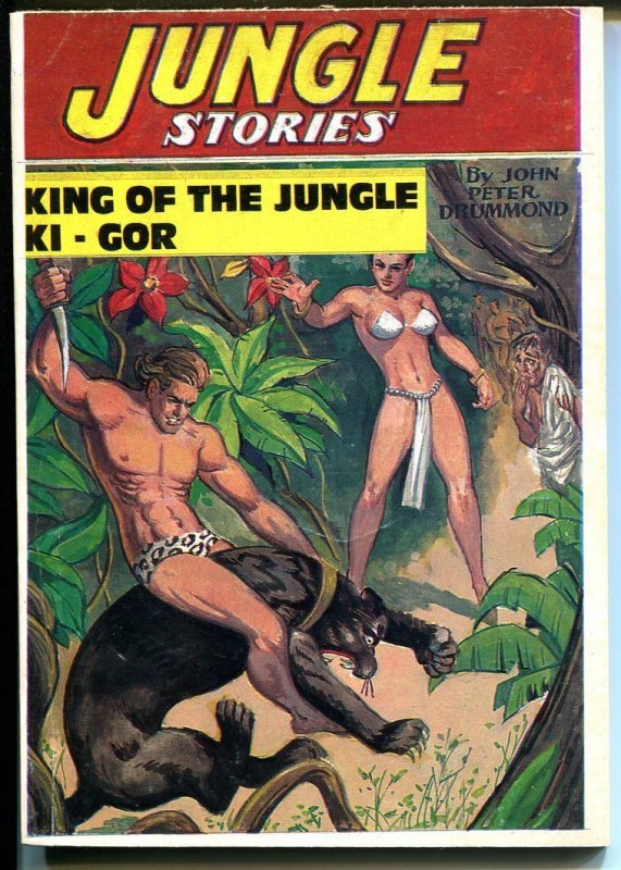 Jungle Stories 1970's-Hanos-reprint of Summer 1948 Issue-new Cover-pulp-FN, raw comic book in FN condition — front cover