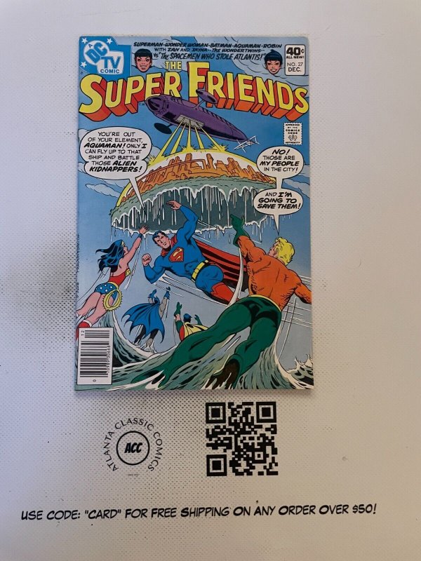 The Super Friends #27 (DC Comics), raw comic book in NM condition — front cover