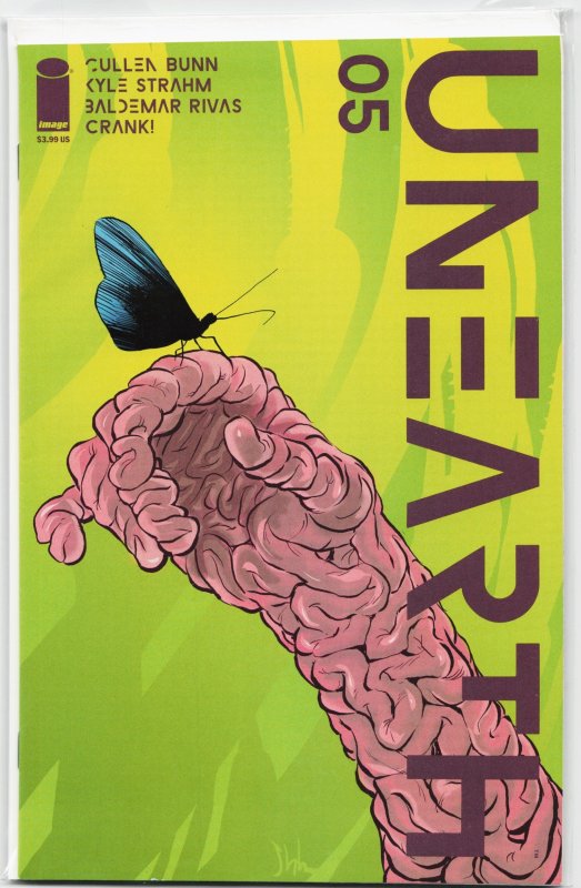 Unearth #5 (2019), raw, ungraded comic book — front cover