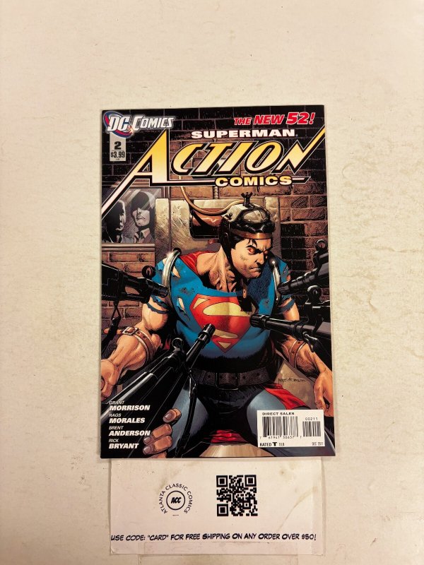 Action Comics #2 (DC Comics, 2011), raw comic book in NM condition — front cover