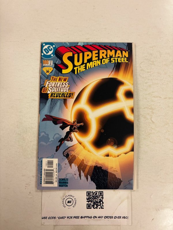 Superman the Man of Steel #100 (DC Comics), raw comic book in NM condition — front cover