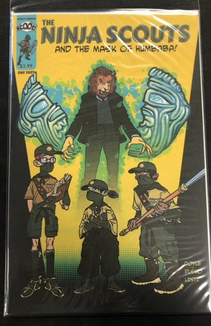 The Ninja Scouts (2021) (2021), raw, ungraded comic book — front cover
