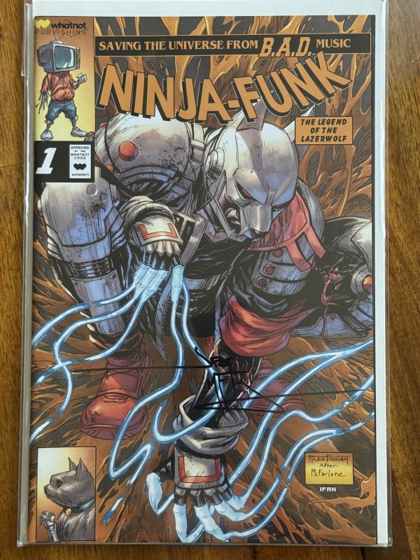 Ninja Funk #1 (2022), raw comic book in 9.6 condition — front cover