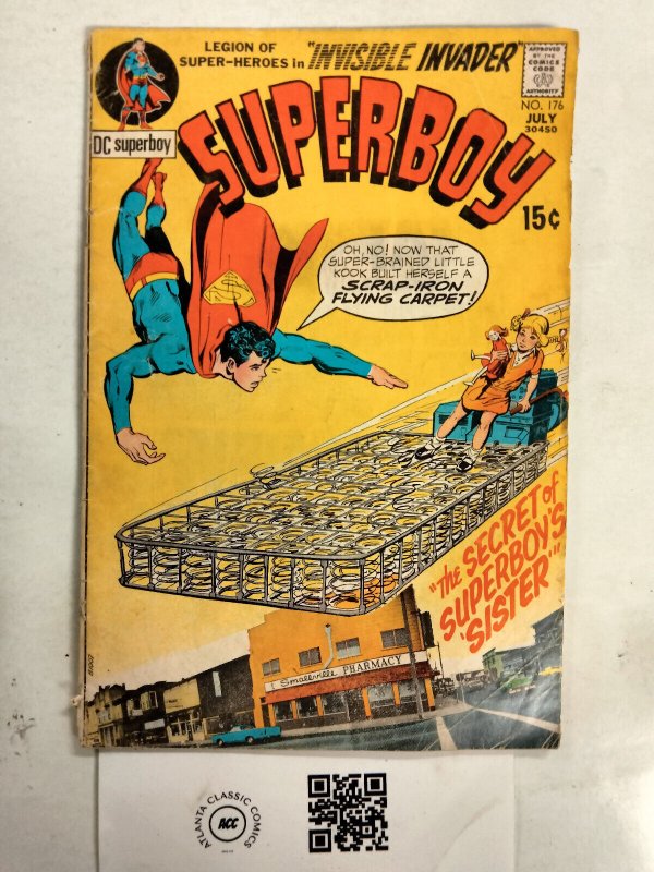 Superboy #176 (DC Comics), raw comic book in GD condition — front cover