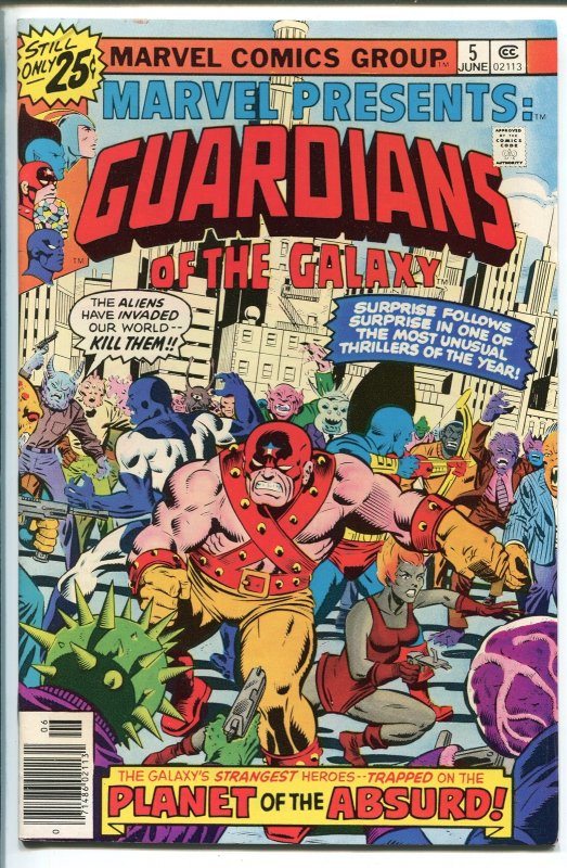 Marvel Presents #5 (Marvel Comics, 1976), raw, ungraded comic book — front cover