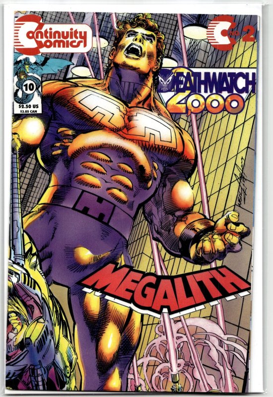 Megalith #2 (1993), raw, ungraded comic book — front cover
