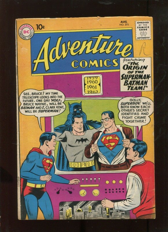 Adventure Comics #275 (DC Comics), raw comic book in 4.5 condition — front cover