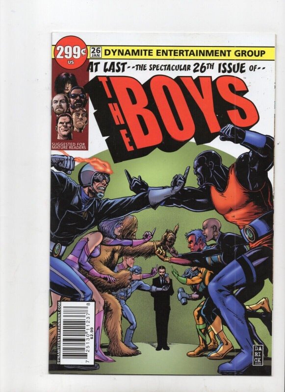 The Boys #26 (Dynamite Entertainment, 2009), raw comic book in NM- 9.2 condition — front cover