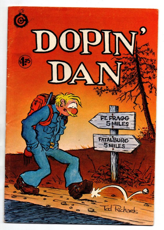 Dopin Dan #3 (1973), raw comic book in VG condition — front cover
