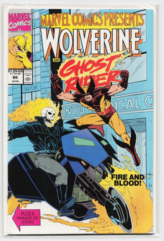Presents #66 (Marvel Comics, 1990), raw, ungraded comic book — front cover