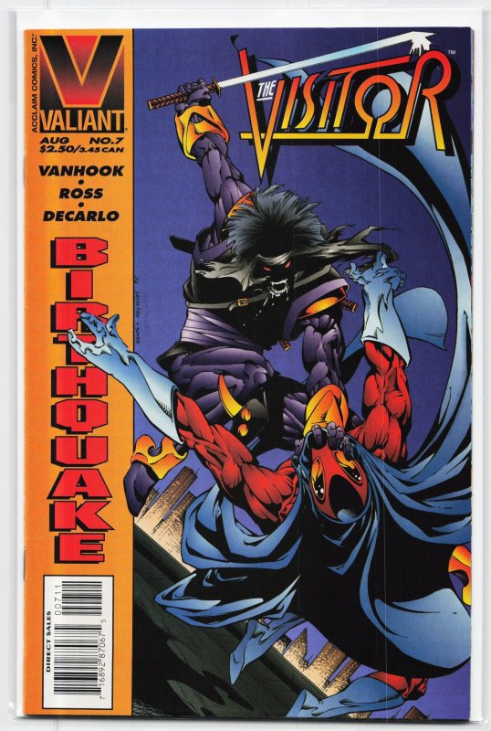 The Visitor #7 (1995), raw, ungraded comic book — front cover