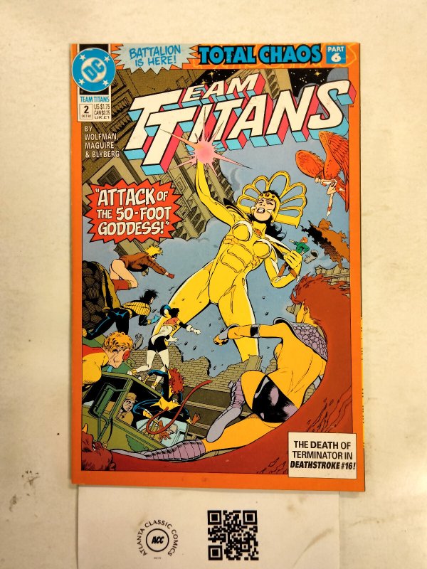 Team Titans #2 (DC Comics), raw comic book in NM condition — front cover