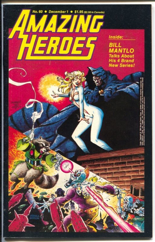 Amazing Heroes #60 (1984), raw comic book in FN condition — front cover