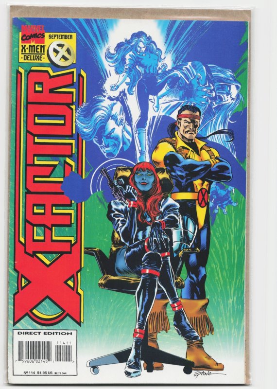 X-Factor #114 (Marvel Comics, 1995), raw, ungraded comic book — front cover