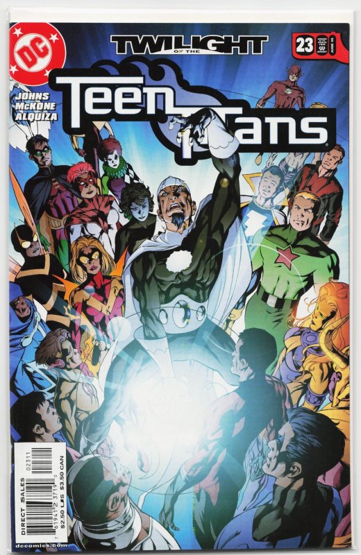 Teen Titans #23 (DC Comics, 2005), raw, ungraded comic book — front cover