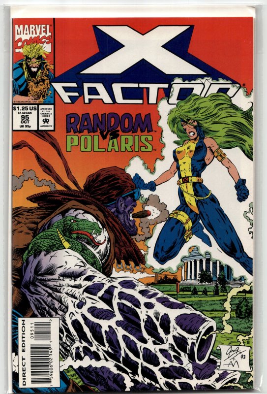 X-Factor #95 (Marvel Comics, 1993), raw, ungraded comic book — front cover