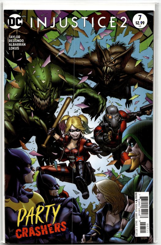 Injustice 2 #14 (DC Comics, 2017), raw, ungraded comic book — front cover